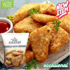 FR Hash Brown Triangles 1kg