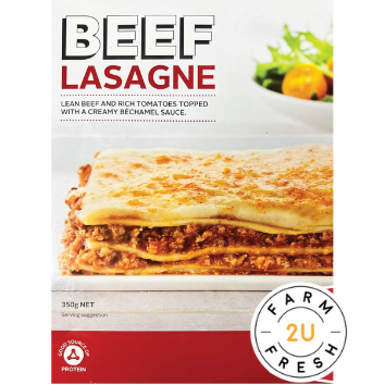 JC Beef Lasagne 350g