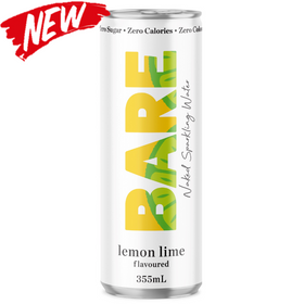 Bare Lemon Lime 355ml